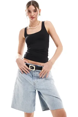 JJXX Top ceñido reversible de tirantes de