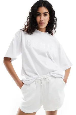 Six Stories Camiseta blanca con estampado llamativo "Bride" de (parte de un conjunto)