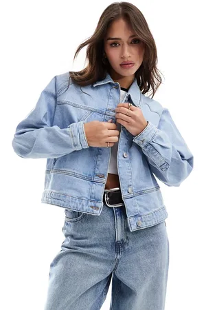 SELECTED Chaqueta vaquera con lavado azul de Femme