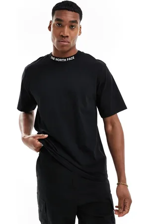 The North Face Camiseta negra con cinta del logo Zumu de