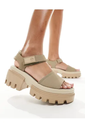 Timberland Sandalias color con plataforma Everleigh de -Beis neutro