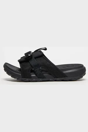 The North Face Sandalias negras con suela gruesa Explore Camp de