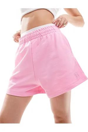 HUGO BOSS Pantalones cortos de chándal rosas de