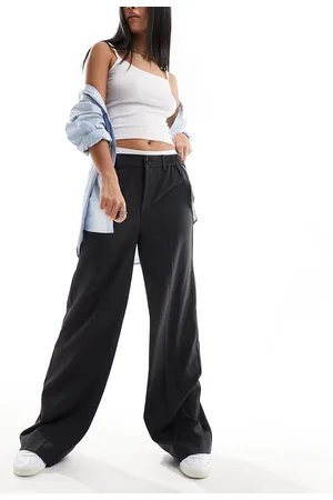 Pieces® Pantalones de sastre de pernera ancha de