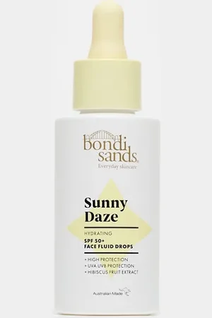 BONDI Protector solar facial fluido hidratante con FPS 50+ Sunny Daze de 30 ml de