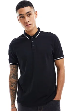 New Look Polo con ribetes de