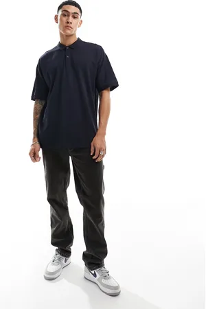 New Look Polo extragrande de piqué de