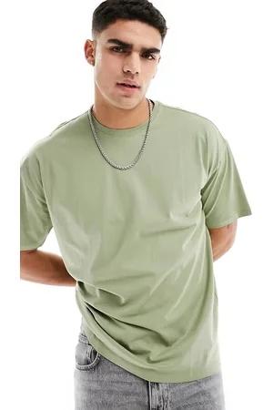 New Look Camiseta caqui claro extragrande de -Verde