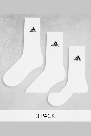 adidas Pack de 3 calcetines blancos deportivos de adidas Training