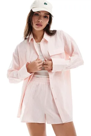 The Frolic Camisa a rayas blancas extragrande Raye de -Blanco