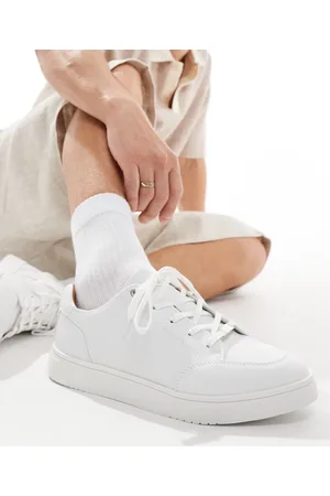 River Island Zapatillas de deporte blancas con textura variada de