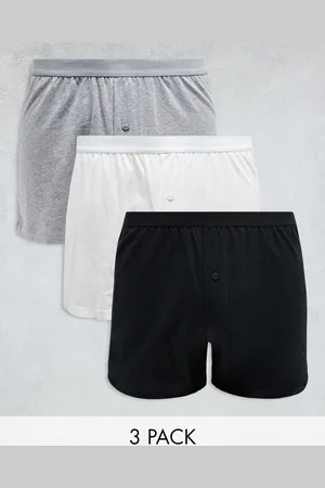 ASOS Pack de 3 calzoncillos bóxer de varios colores de punto de -Multicolor