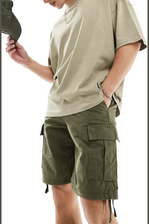 JACK & JONES Pantalones cortos cargo caquis de -Verde