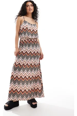 ONLY Vestido largo estampado de tirantes de