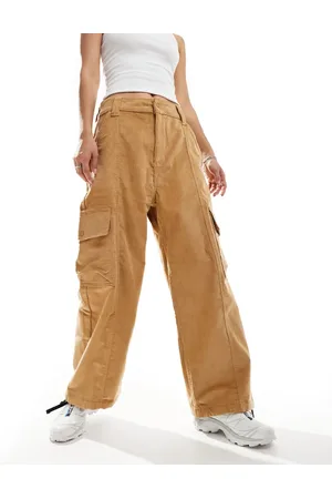The North Face Pantalones cargo de pernera ancha y talle alto de pana Heritage Utility de - neutro
