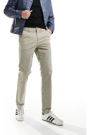 River Island Chinos color piedra lavado de -Beis neutro