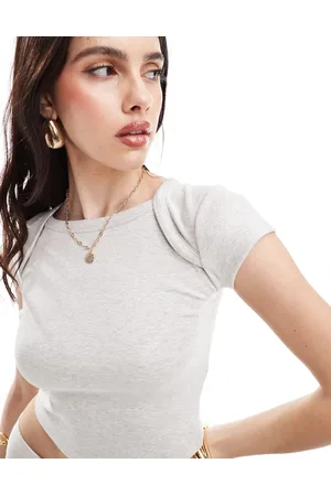 4th & Reckless Camiseta claro con cuello ancho de (parte de un conjunto)
