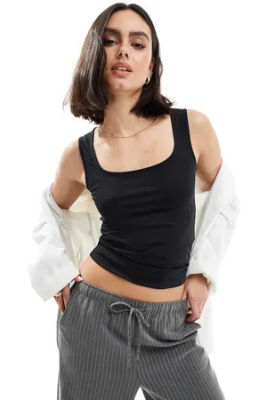 Threadbare Top muy elástico sin mangas Jungle de