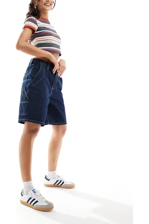 Vans Pantalones cortos vaqueros añil de corte alargado Groundwork de