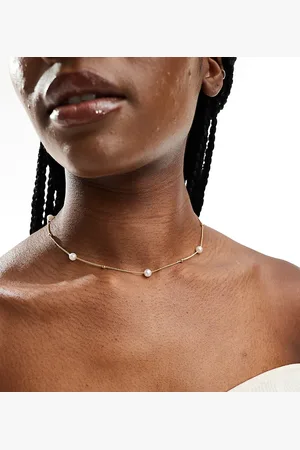Pieces® Collar con perlas y esferas de