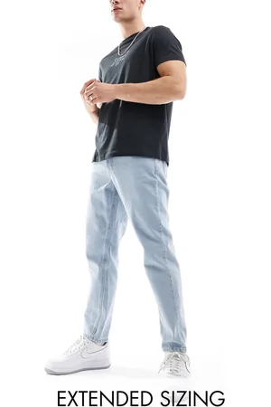 ASOS Vaqueros de corte tapered con a la piedra de -Negro