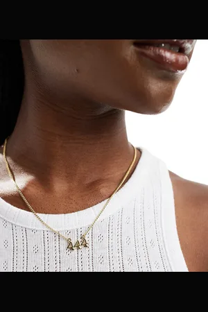 Pieces® Collar con número de los ángeles 444 de