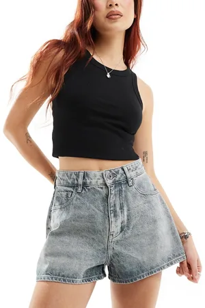 Armani Exchange Pantalones cortos grises holgados con 5 bolsillos de