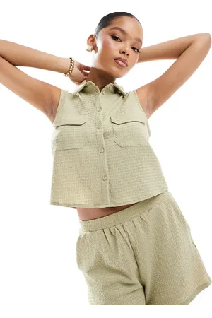 VERO MODA Chaleco de tejido texturizado de (parte de un conjunto)