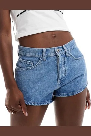MANGO Pantalones muy cortos vaqueros de