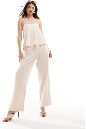JDY Pantalones empolvado de pernera ancha de (parte de un conjunto)