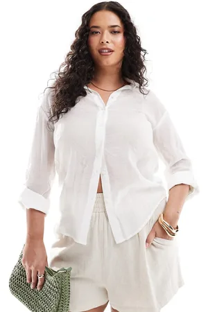 Style Cheat Camisa blanca de -Beis neutro