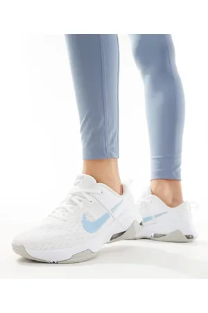 Nike Zapatillas de deporte blancas y azul pastel lima Zoom Bella 6 de
