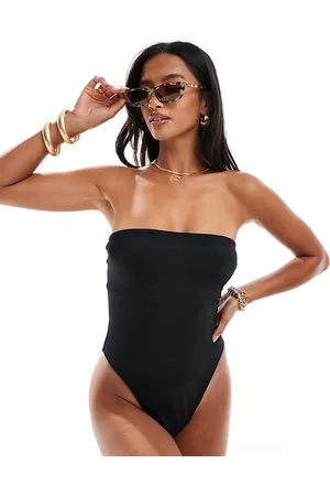 ASOS Bañador elegante con escote palabra de honor de Petite
