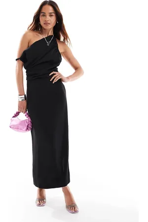 MANGO Vestido midi asimétrico de