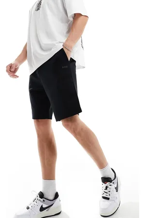 HUGO BOSS Pantalones cortos negros con logo Headlo de