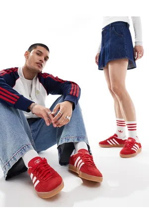 adidas Zapatillas de deporte rojas Gazelle Indoor de