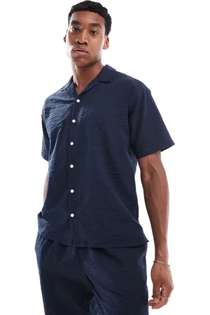 JACK & JONES Camisa con cuello de solapas de sirsaca de (parte de un conjunto)