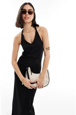 Threadbare Vestido midi con cuello halter Langton de