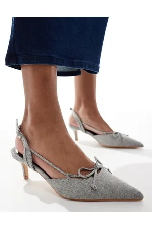 Public Desire Mules de tacón con puntera fina Rai de -Multicolor