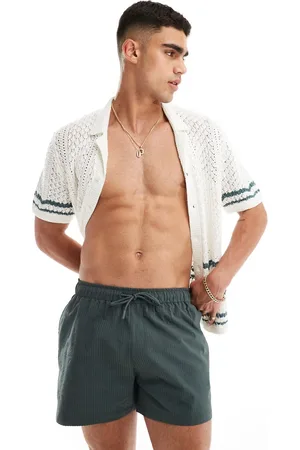 River Island Slips de baño caquis de sirsaca de -Verde