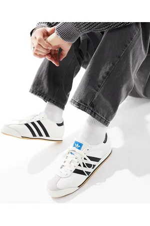 adidas Zapatillas de deporte blancas y negras K 74 de