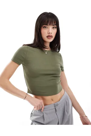 New Look Camiseta muy entallada de -Verde