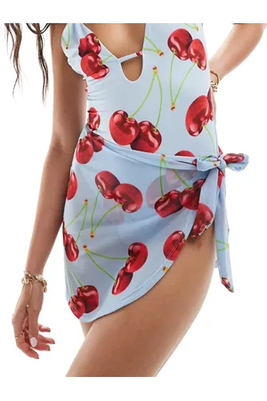 ASOS Pareo playero corto con de malla Cleo de -Multicolor