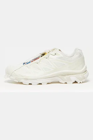 Salomon Zapatillas de deporte color helado de vainilla XT-6 de -Blanco