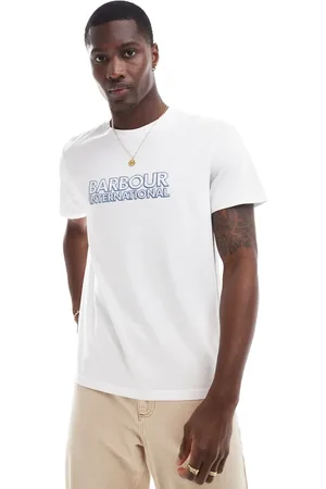 Barbour Camiseta blanca con logo de -Blanco