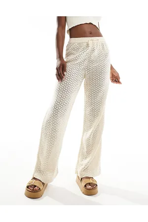 Roxy Pantalones playeros color Mood Moving de -Blanco