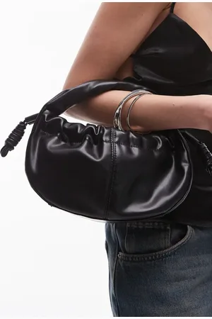 Topshop Bolso de mano con asa retorcida y detalle fruncido Giulia de