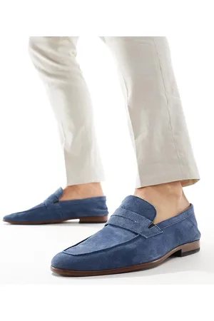 Schuh Mocasines azul marino de ante Randy de