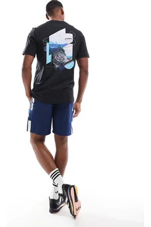 adidas Camiseta negra con estampado trasero gráfico de adidas Terrex