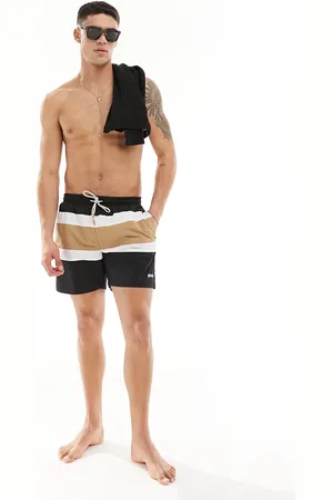 HUGO BOSS Shorts de baño negros Rico de BOSS